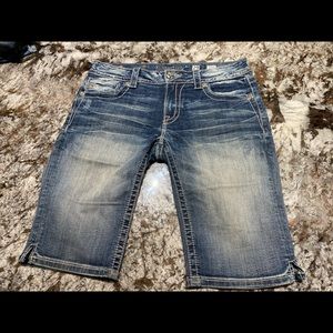 Miss Me Bermuda shorts.